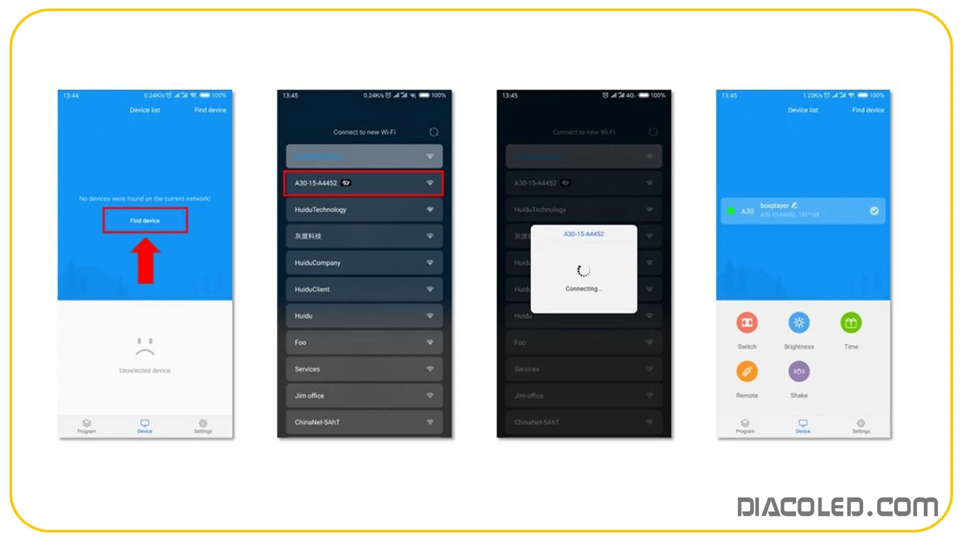 اپلیکیشن Huidu LED